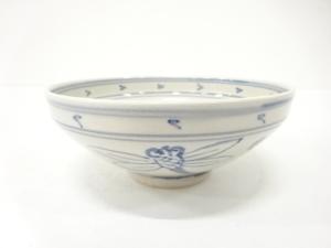 黄の瀬窯造　安南手　蜻蛉　茶碗